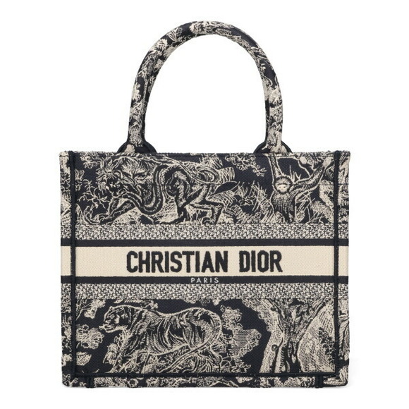 Dior Book Tote Bag Medium Reverse Toile de Jouy Embroidery - Picture 1 of 3